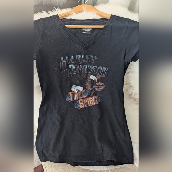 Harley Davidson Woman's  Free Spirit Shirt Size XS - Picture 5 of 8